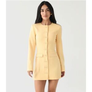 Anna Quan Yellow Eva Dress sz 0